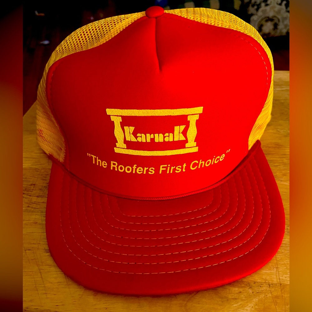 Red and Yellow Men's Trucker Hat